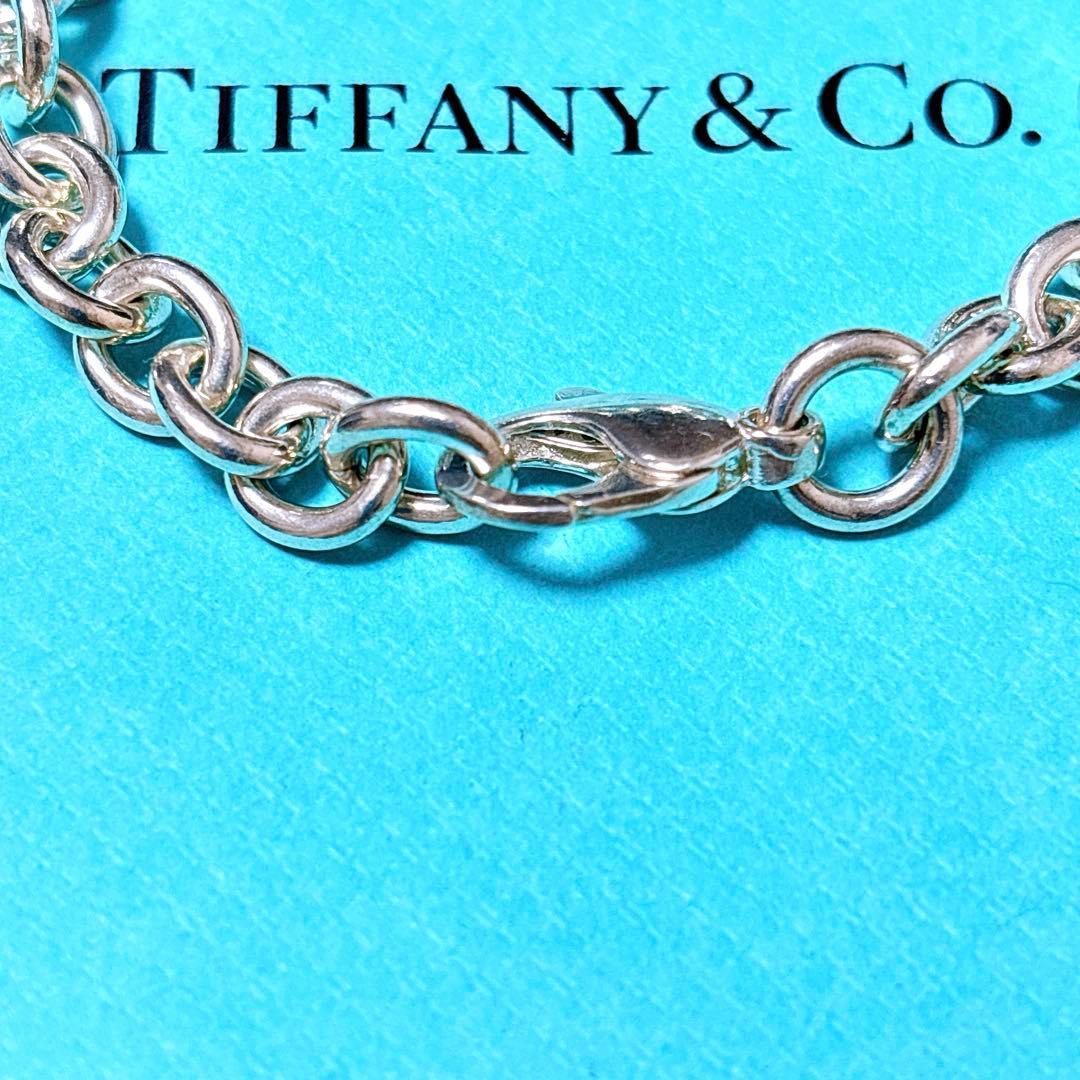 【極美品】18.7cm ティファニー ラウンドリンク ブレスレット SV925