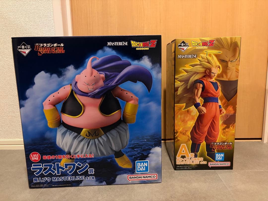 一番くじ　孫悟空　魔神ブウ　フィギュア 孫悟空と魔人ブウのクライマックスシーンがフィギュアに！「一番くじ