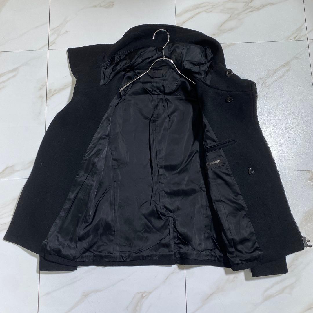 ATTACHMENT heavy melton hooded blouson 2