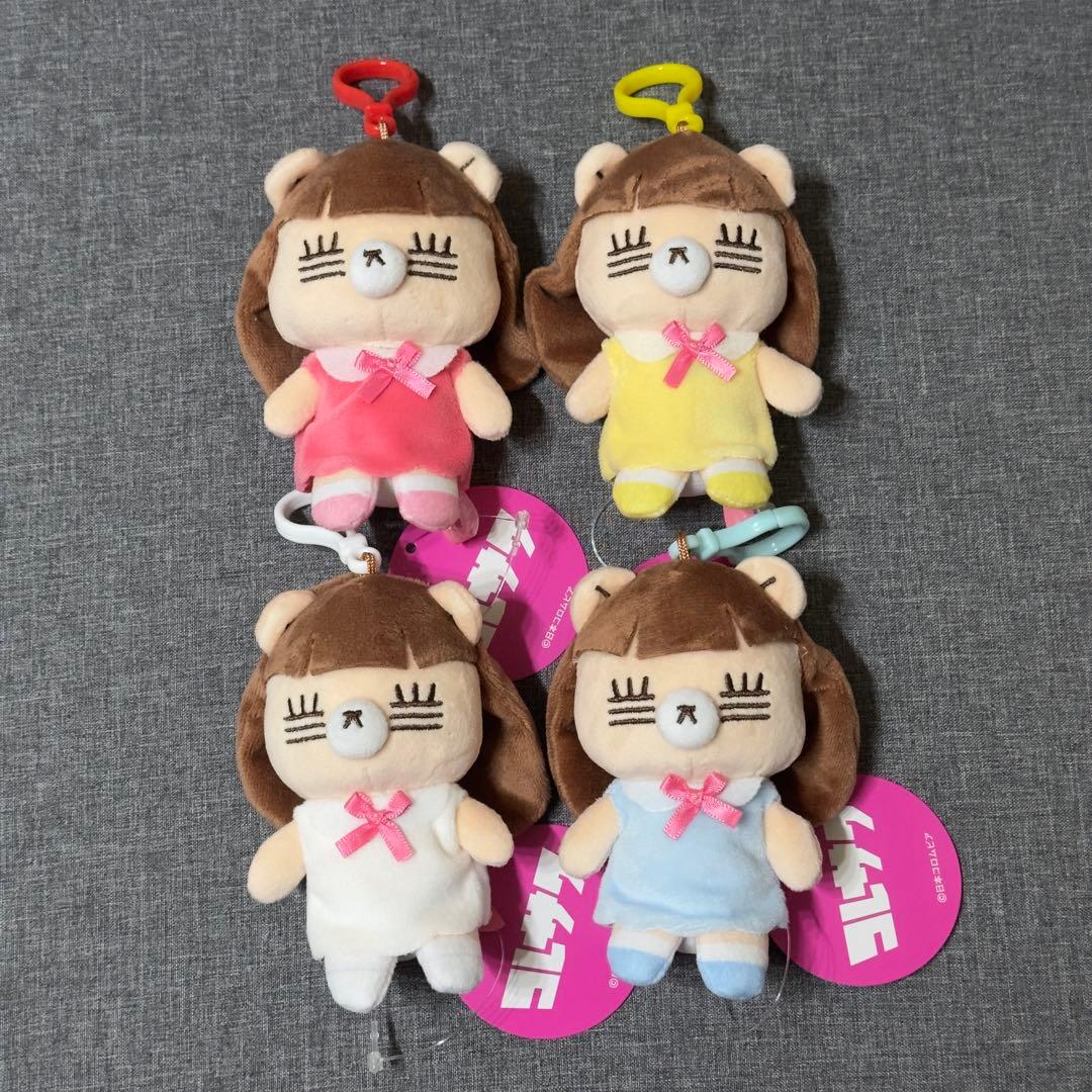 コレサワ れ子ちゃん マスコットぬいぐるみ 全4種セット - メルカリ