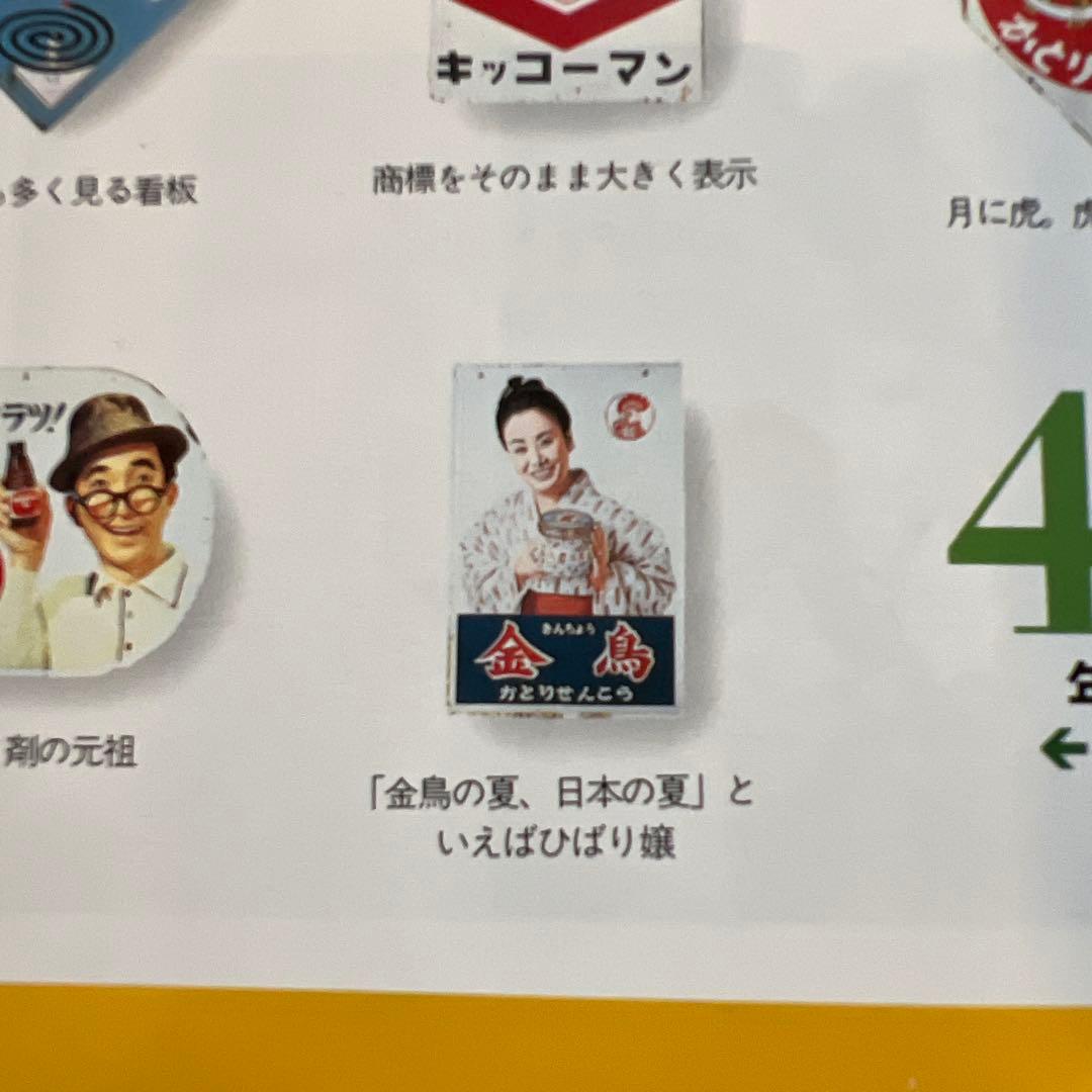 琺瑯看板　金鳥かとりせんこう　 美空ひばり 昭和レトロ看板