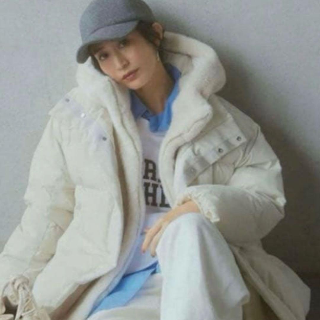 Arpege story ファー付き MINOTECH 中綿コート - メルカリ