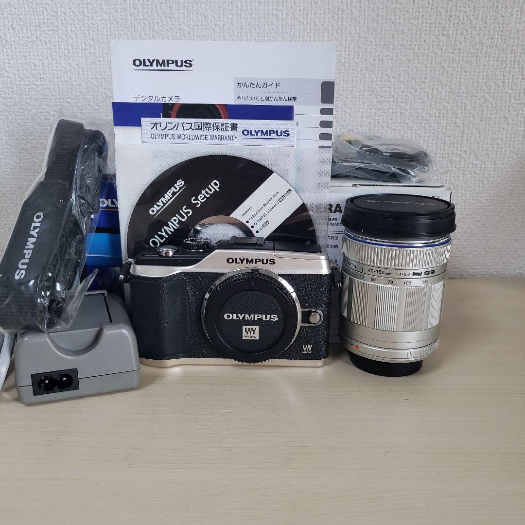 ★美品　OLYMPUS　E-PL2 望遠ズームレンズキット Amazon | OLYMPUS ミラーレス一眼 E-PL2 ダブルズームキット ホワイト