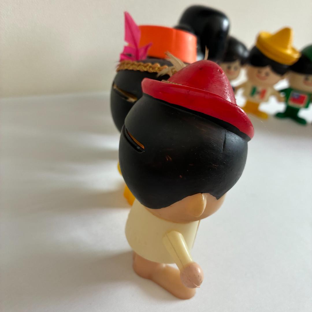 【昭和レトロ】　世界のナショナル坊や 貯金箱 ハイトップ 松下電器 ノベルティ