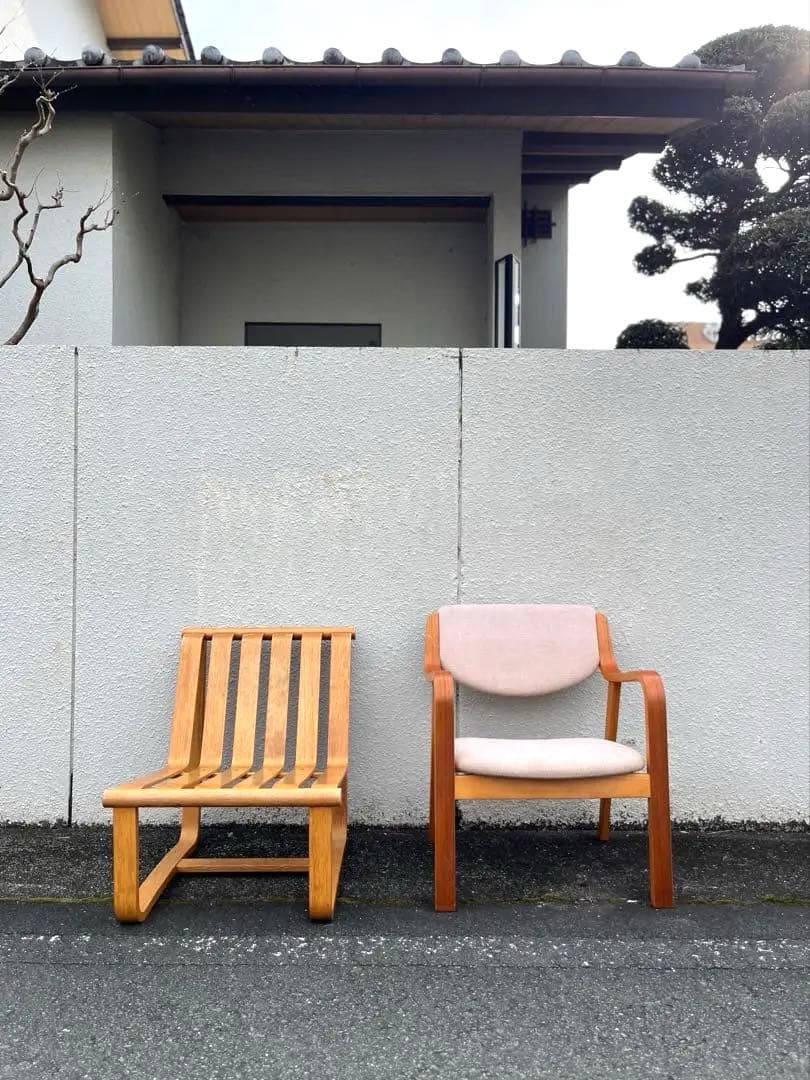 Kissing様リクエスト】114 天童木工 村松勝男 イージーチェア 2点