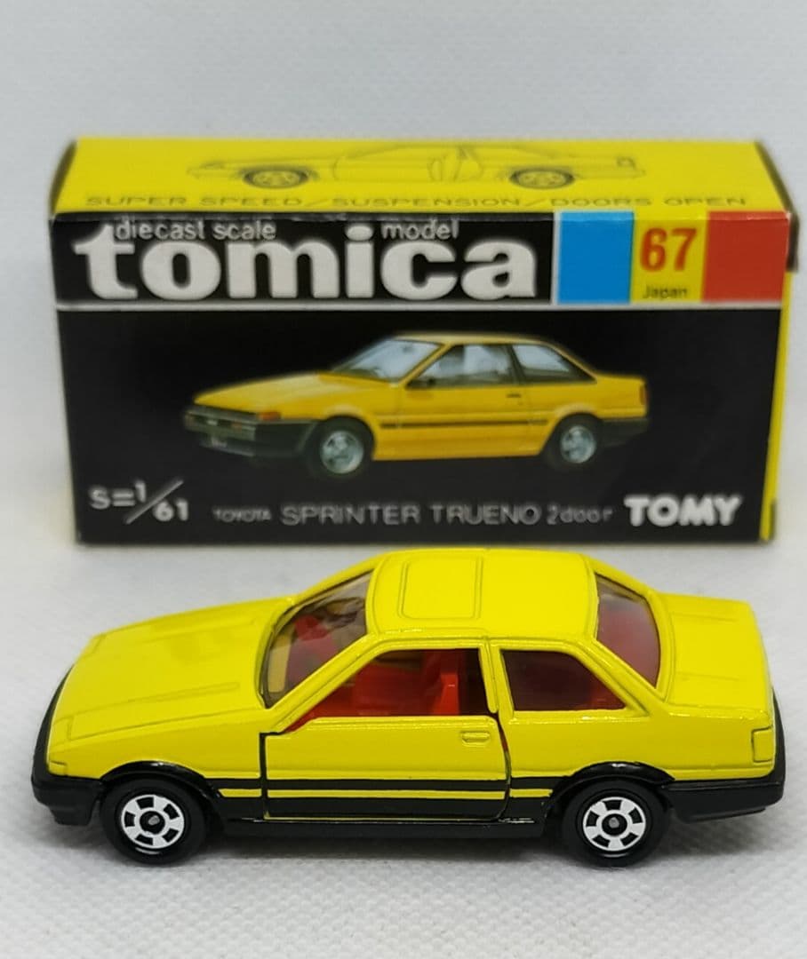《黒箱トミカ67-4-1》スプリンタートレノ【カローラフェア】未使用ウルトラ美品
