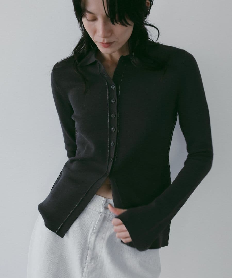 【タグ付き新品】anuke Linking Knit Shirts ànuke online store（アンヌーク） / Linking Knit ShirtsLinking Knit