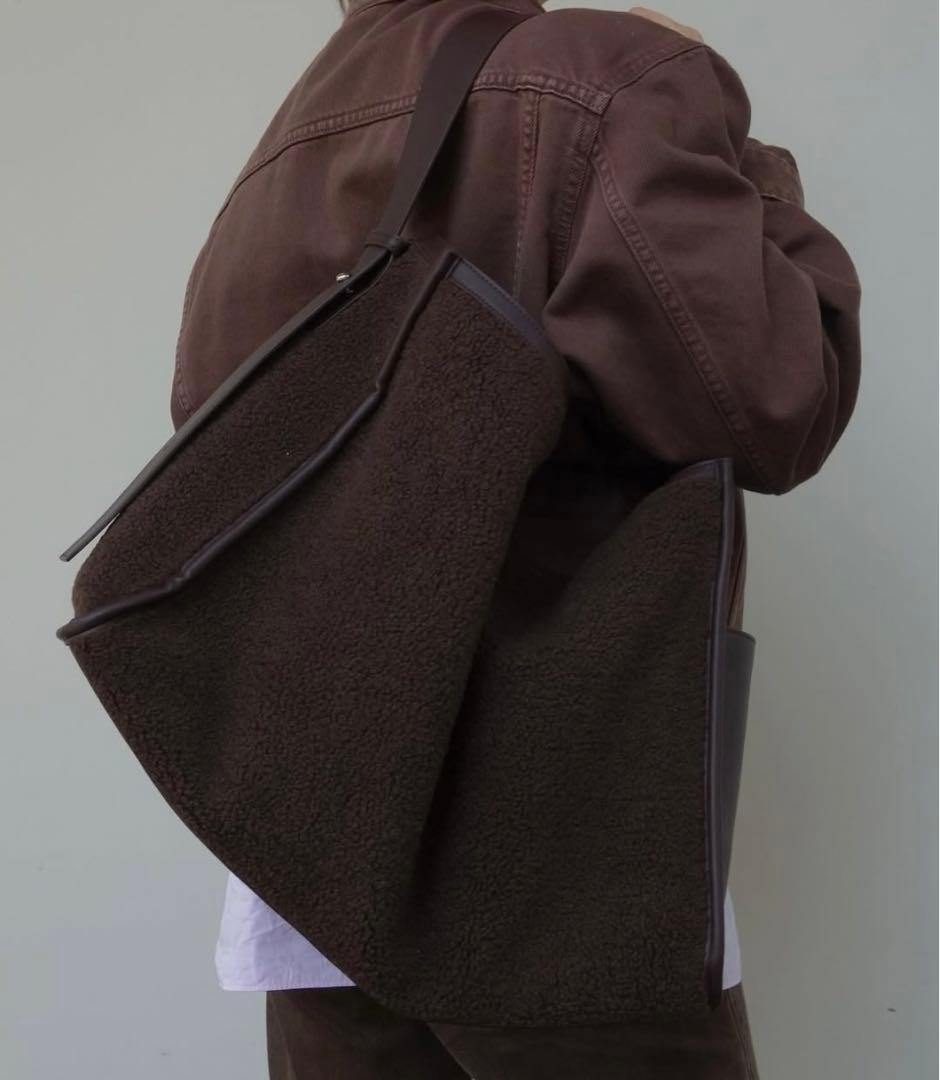 MAMU 【LEATHER BOA TOTE 】ブラック ノベルティ付き - メルカリ