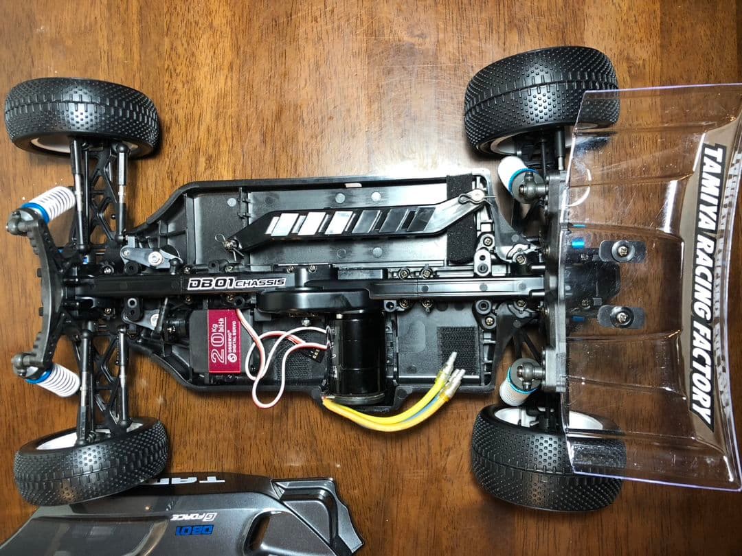 タミヤ　DB01 バルドル　未走行　オプション多数　タミヤブラシレスモーター付き