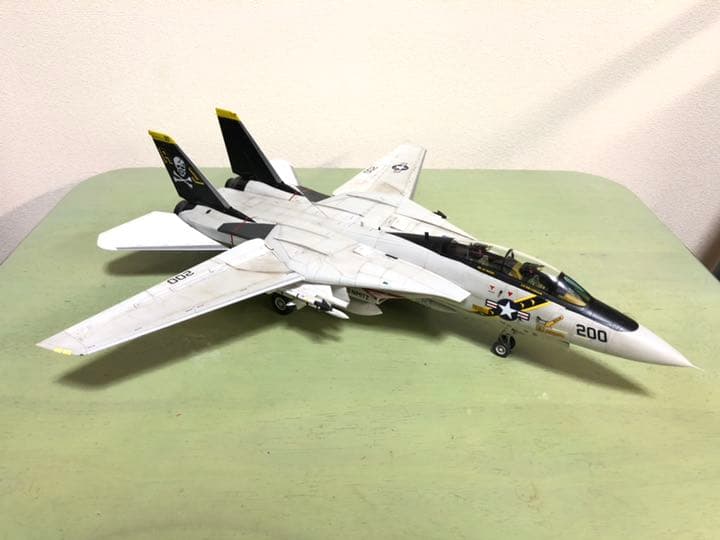 タミヤ 1/48 F-14A 完成品 タミヤ 1/48 F-14A トムキャット 完成品TAMIYA | 模型工房M