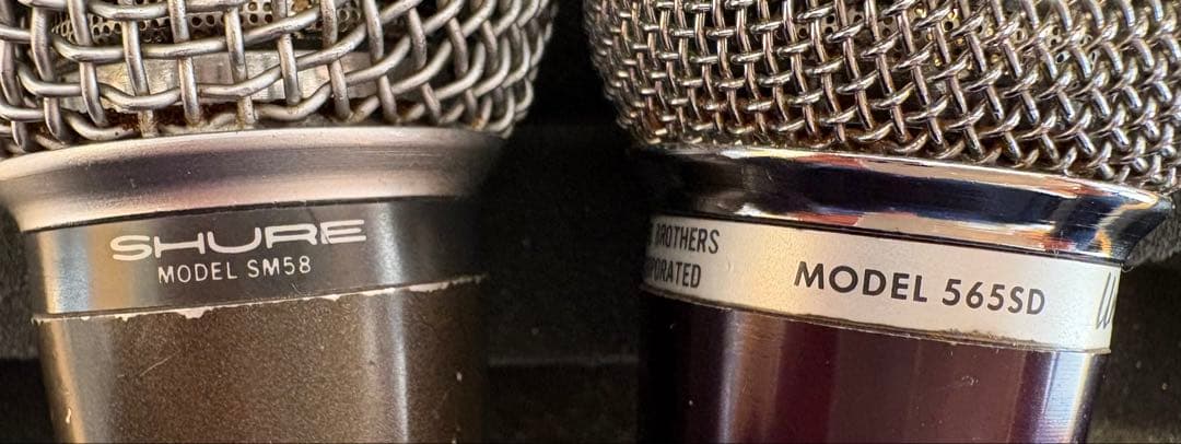 希少USA製】SHURE SM58 & 565SD セット/シールド/ケース