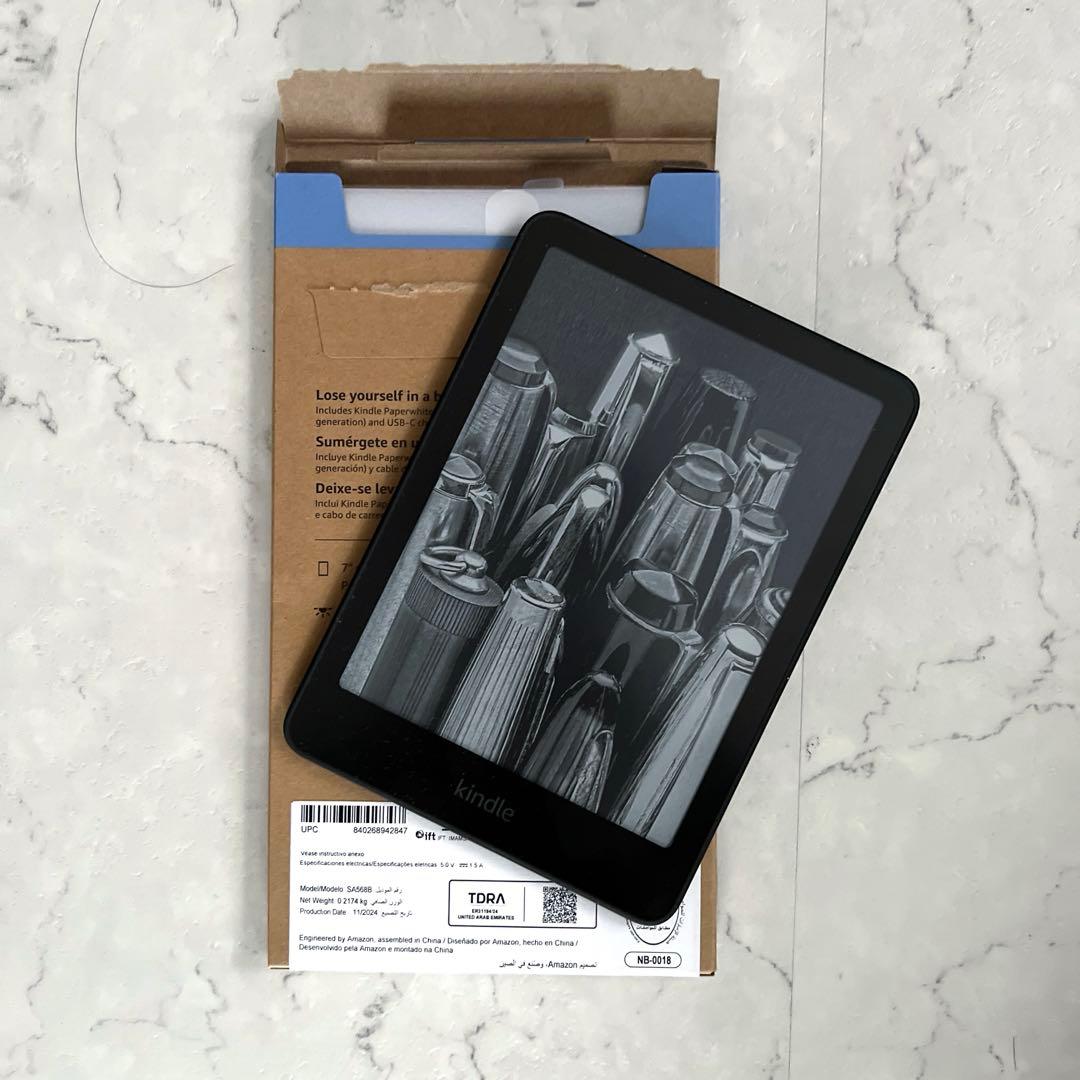 Kindle paperwhite Gen12 12世代　16GB ブラック Kindle Paperwhite・Kindle Paperwhiteシグニチャーエディション 第12