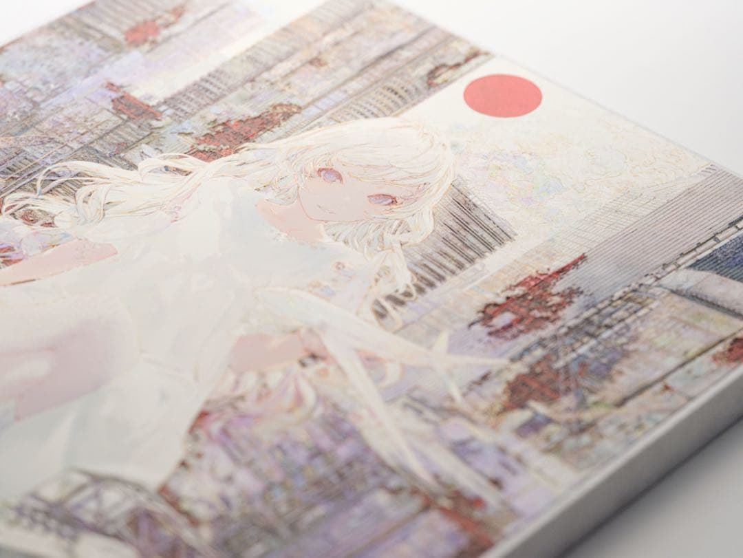 タイキ展　作品 -GG- セメント風プリント 特殊加工 複製原画 直筆サイン入り