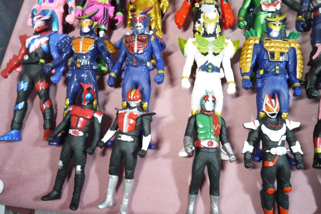 ライダーヒーローシリーズ ビッグサイズソフビフィギュアほか 69体セット