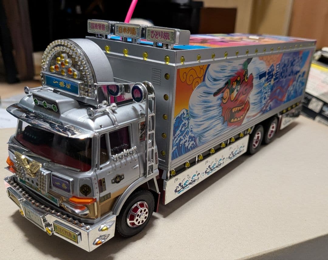 1/32 RC スカイネット トラック野郎 天下御免（一番星）ジャンク品