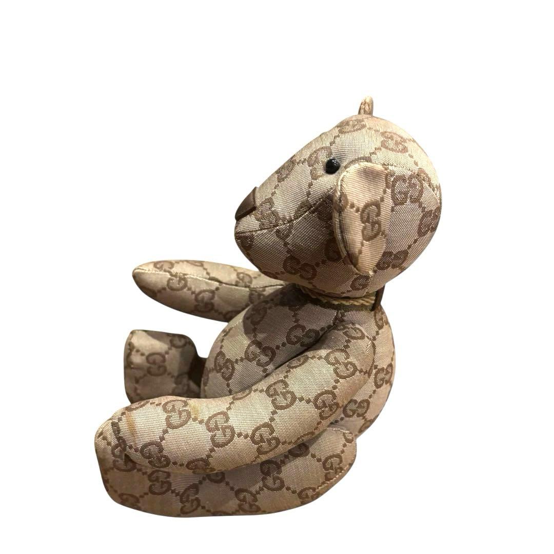 【良品】GUCCI GGパターン ぬいぐるみ