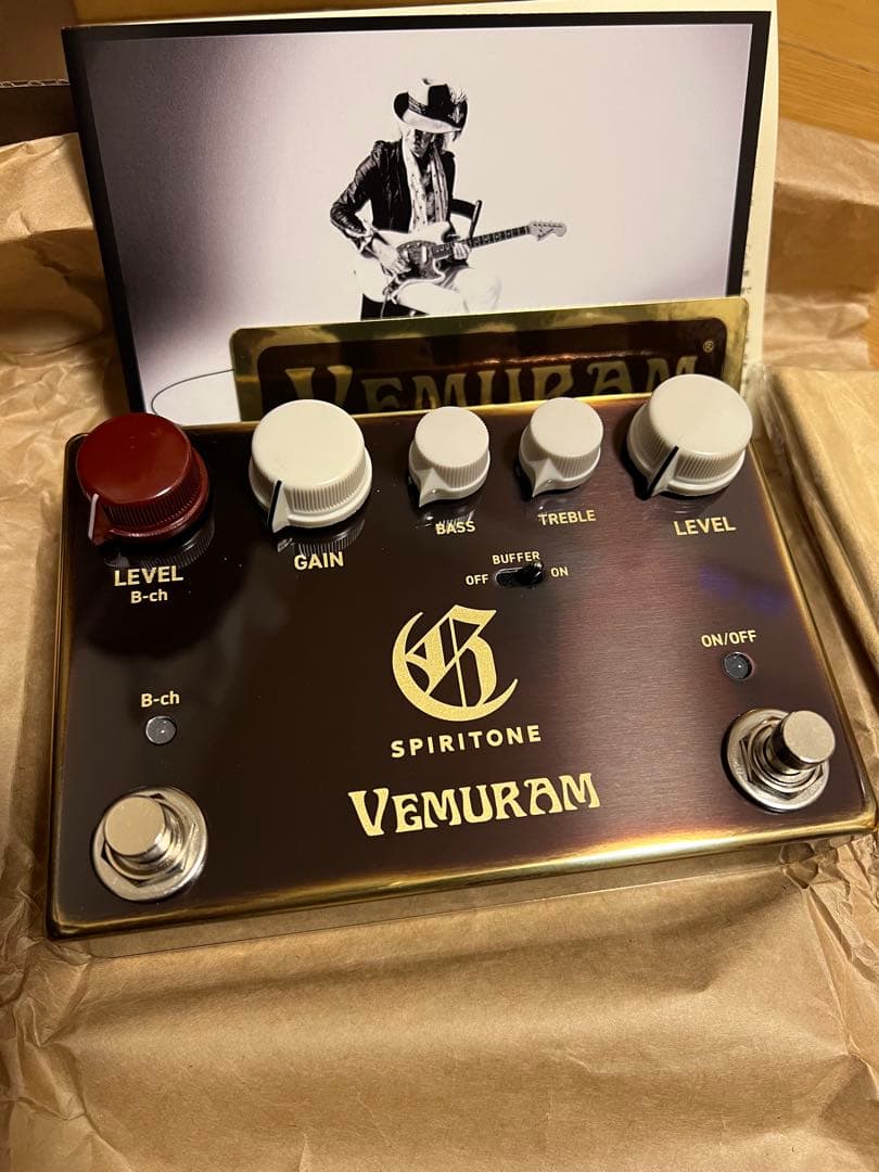 VEMURAM ギターエフェクター SPIRITONE Vemuram Spiritone Char Signature Overdrive Pedal In Stock