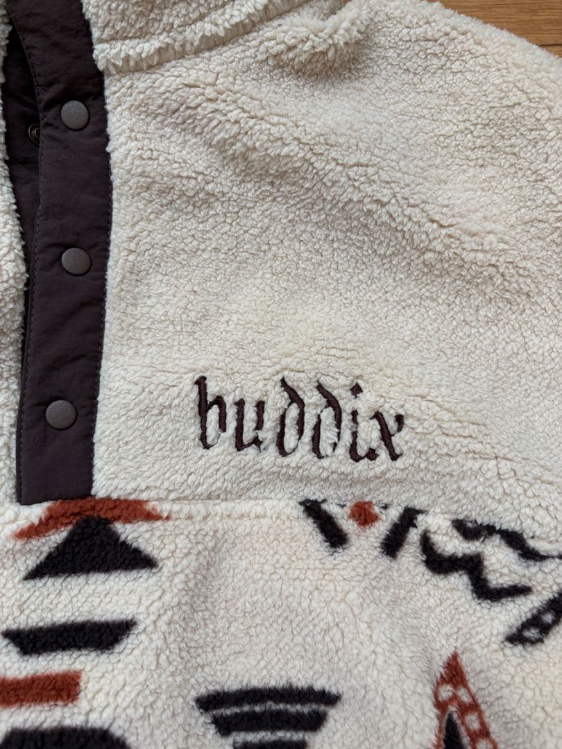 buddix 　フリースプルオーバー　Sサイズ