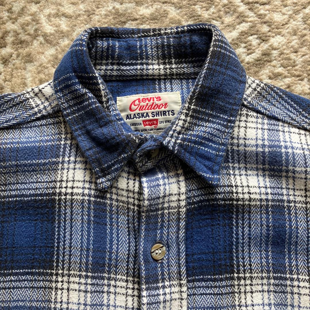 Levi'sリーバイス90sUSA製アラスカシャツ ネルシャツ95年製フランネル