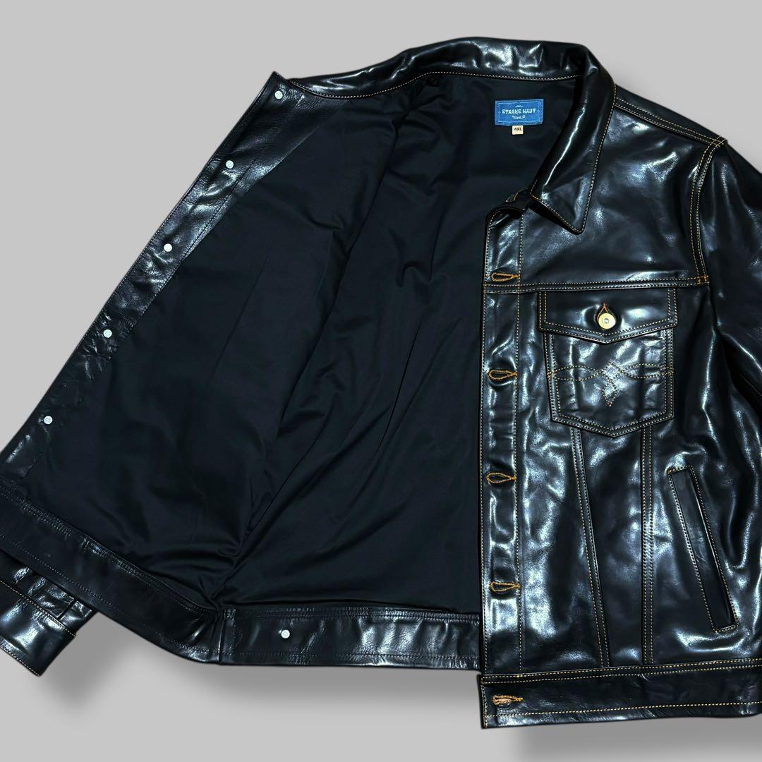 KAGEROU様 スタークハウツ トラッカージャケット 馬革 ホースハイド 茶