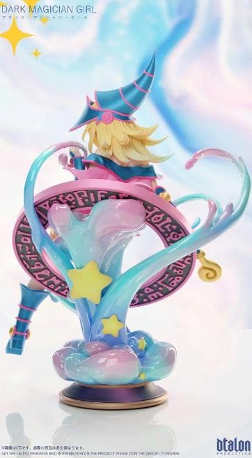 塗装済み ブラックマジシャンガール フィギュア ガレージキット 遊戯王 1/6