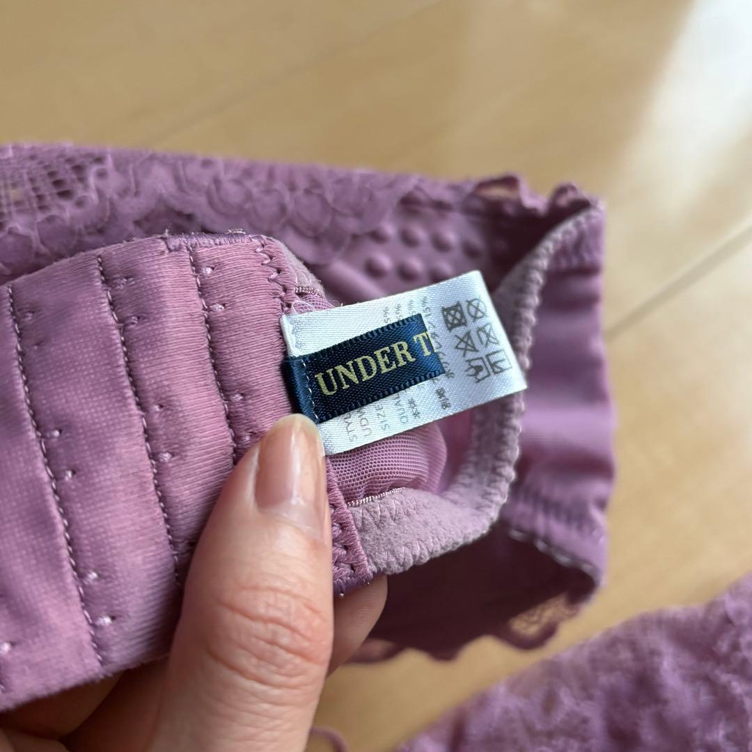 under the rose 瞬間谷間メイク リボンレースアップブラセット S under