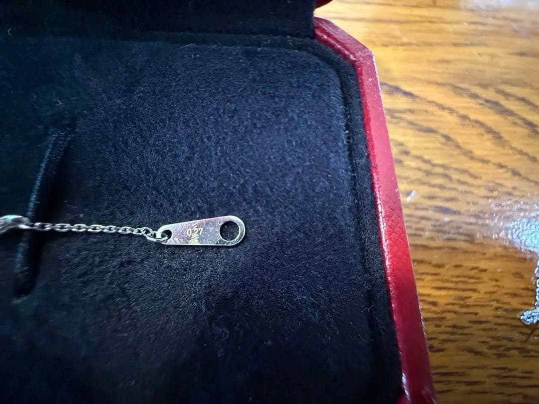 ステーションブレスレット　k18wg 0.27ct