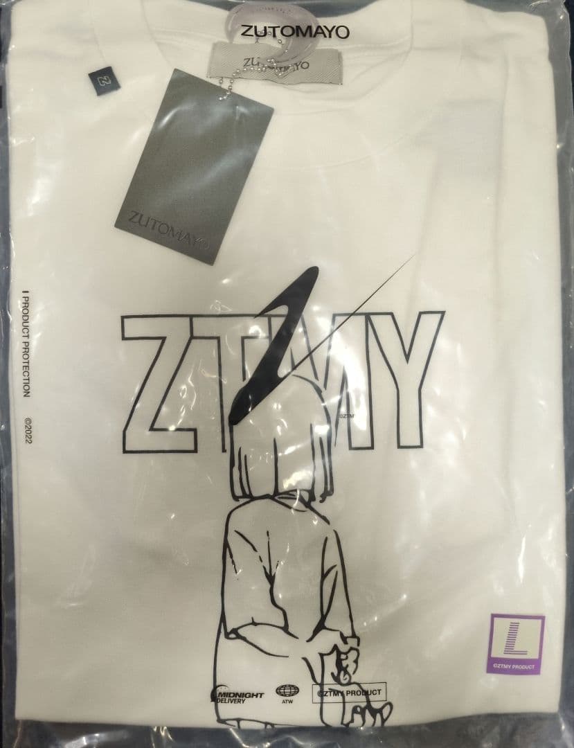 ずとまよ コズミックどろ団子ツアー ニラちゃんTシャツ ホワイト L