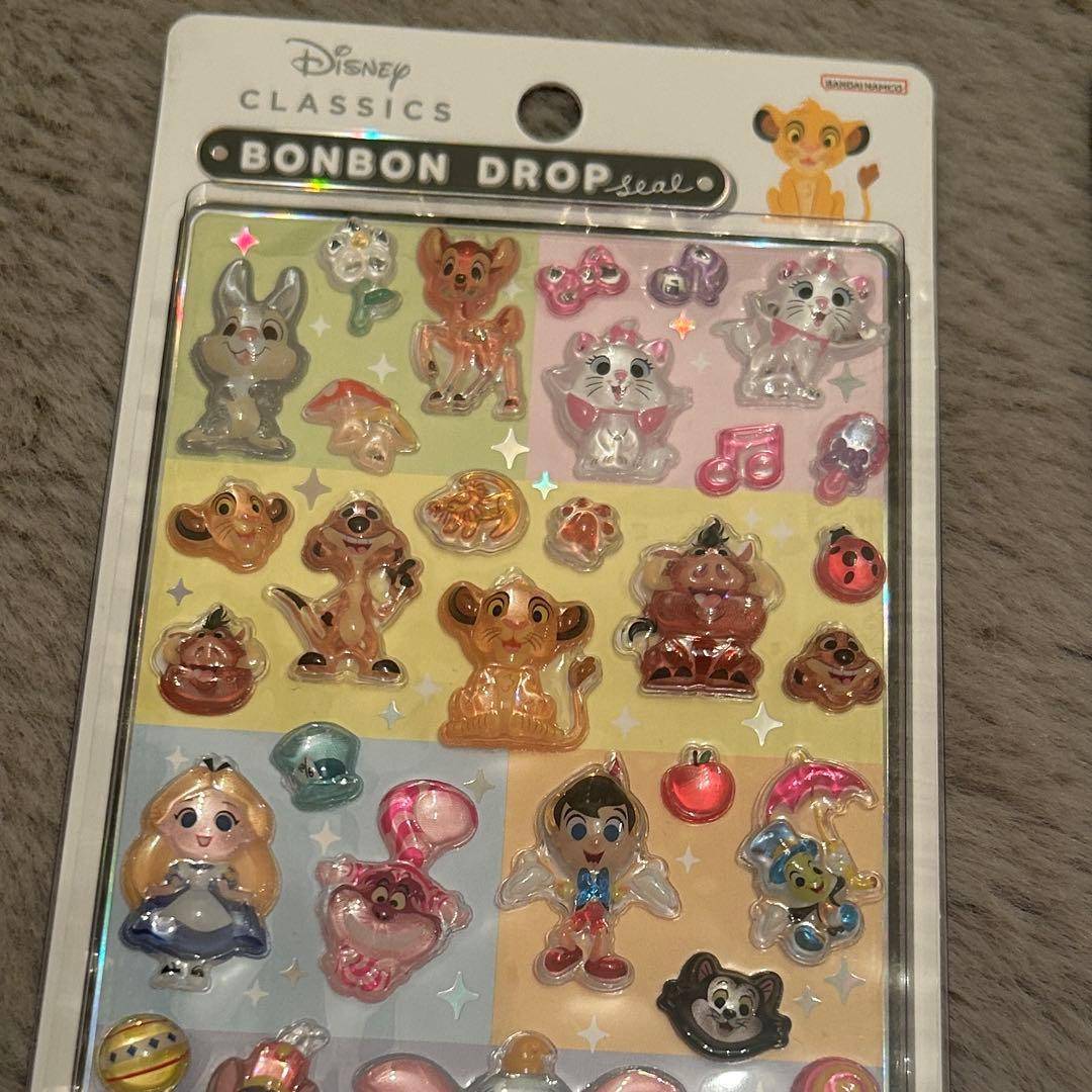 正規品 ボンボンドロップシール クラシック ディズニー プリンセス 2枚