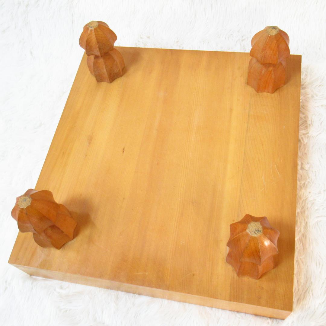 高級 本榧 碁盤 囲碁盤 柾目 ハギ盤 5枚継 厚さ8.6cm