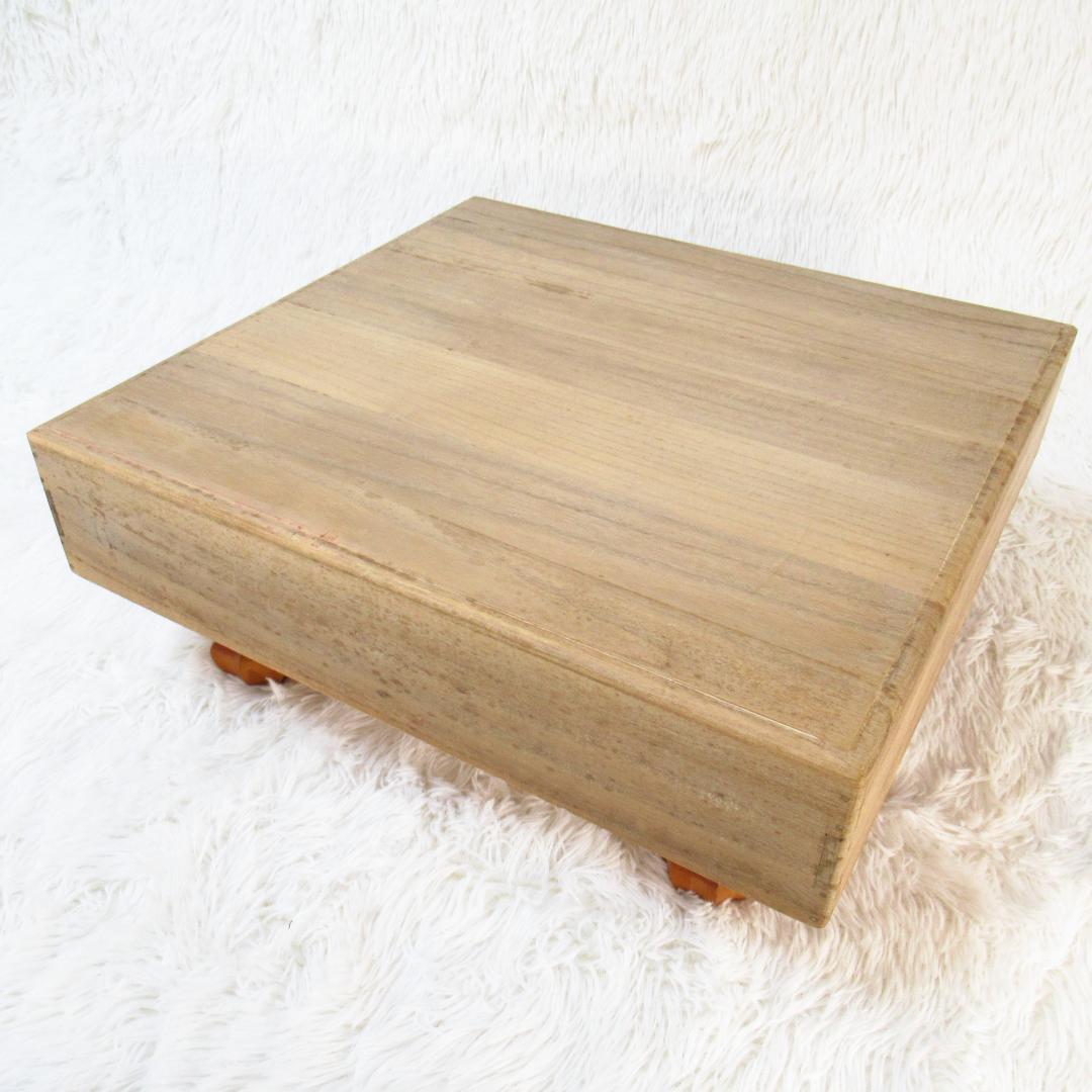 高級 本榧 碁盤 囲碁盤 柾目 ハギ盤 5枚継 厚さ8.6cm