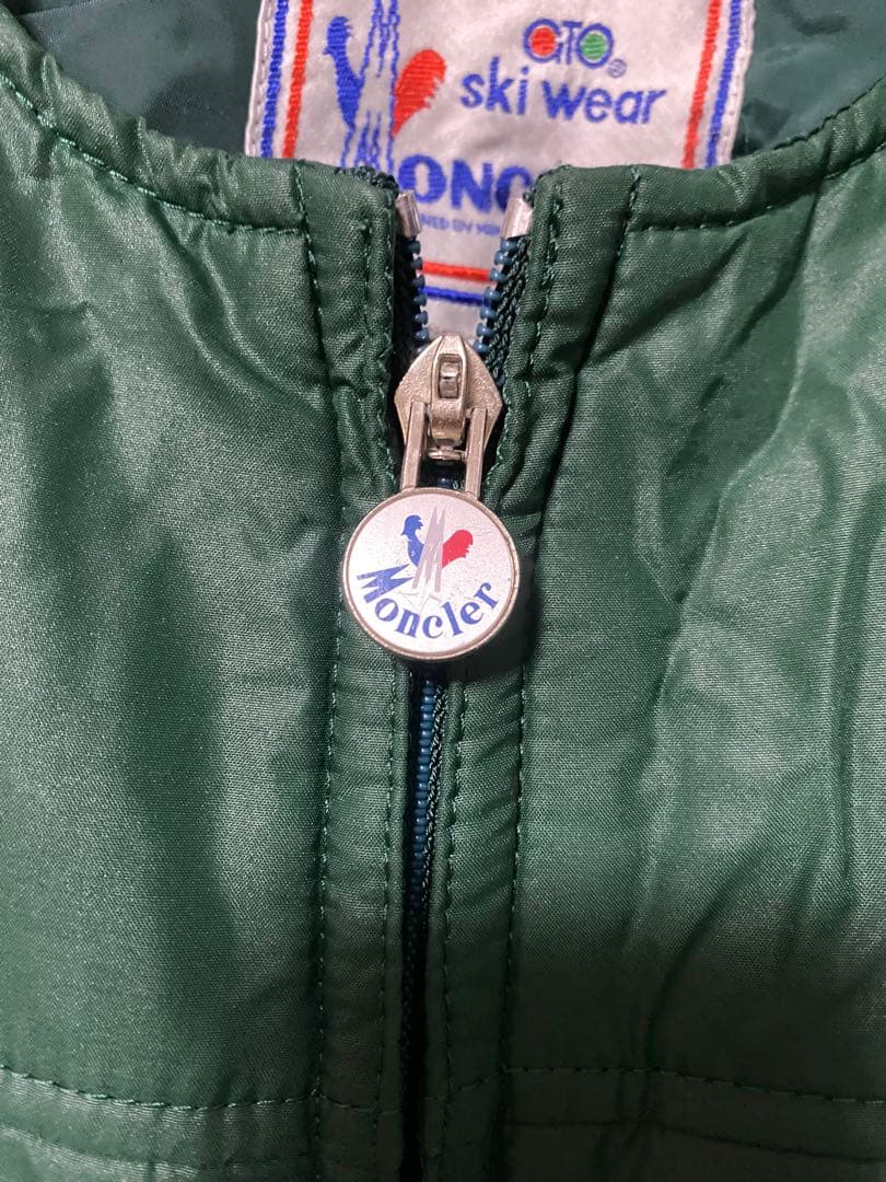MONCLER モンクレール スキーウェア ビブパンツ 緑 M アシックス