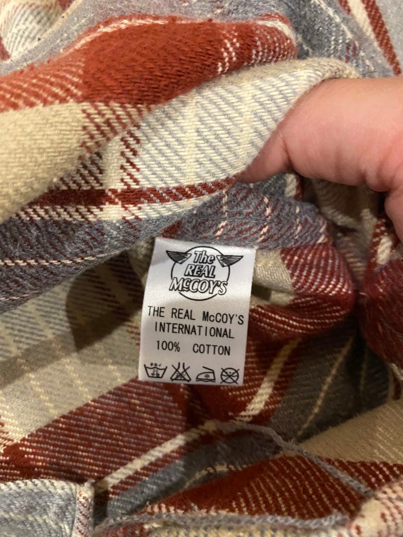 極美品 ザ リアルマッコイズ ネルシャツ 16 ウエアハウス - メルカリ