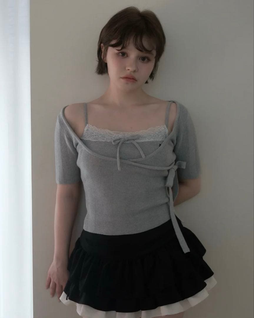 ANDMARY Cachecoeur lace set tops - メルカリ