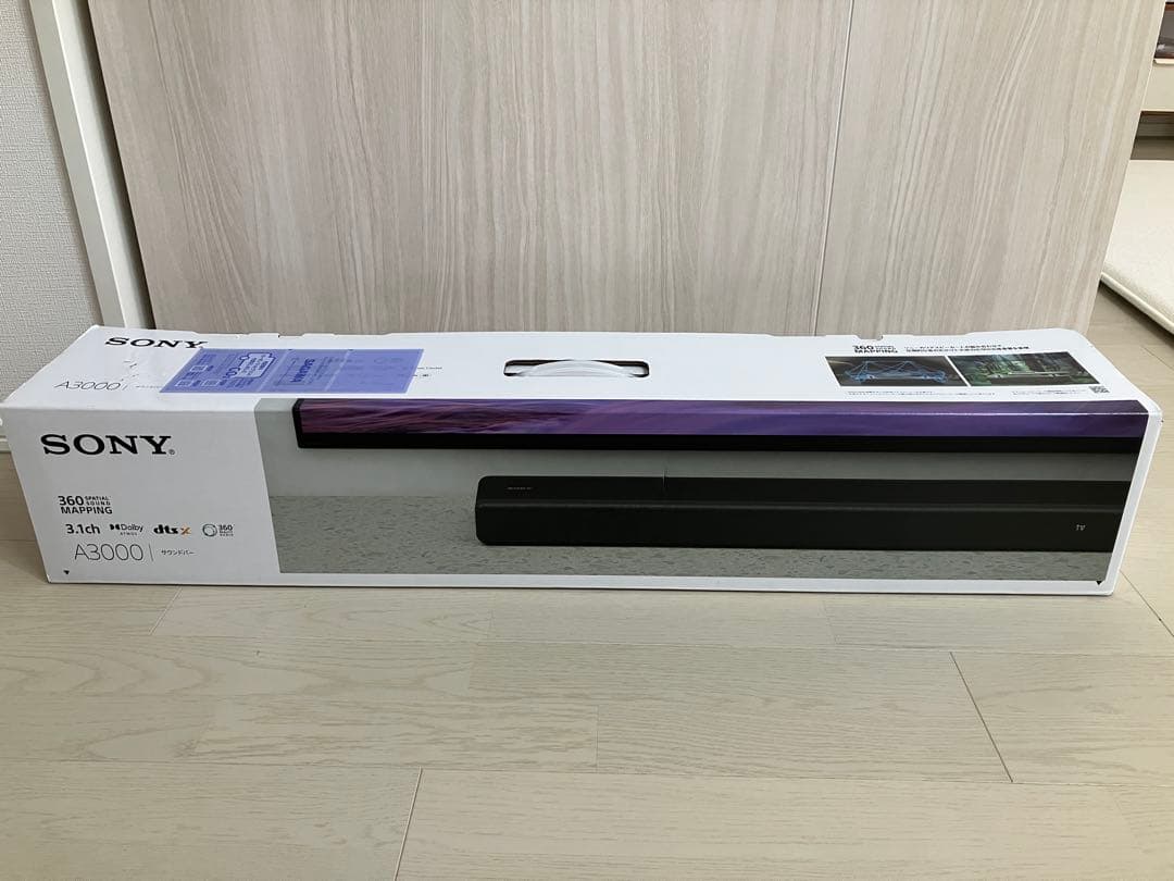 【新品未使用】SONY サウンドバー HT-A3000 SONY SONY サウンドバー HT-A3000 / ソニー | 家具・家電のサブスク