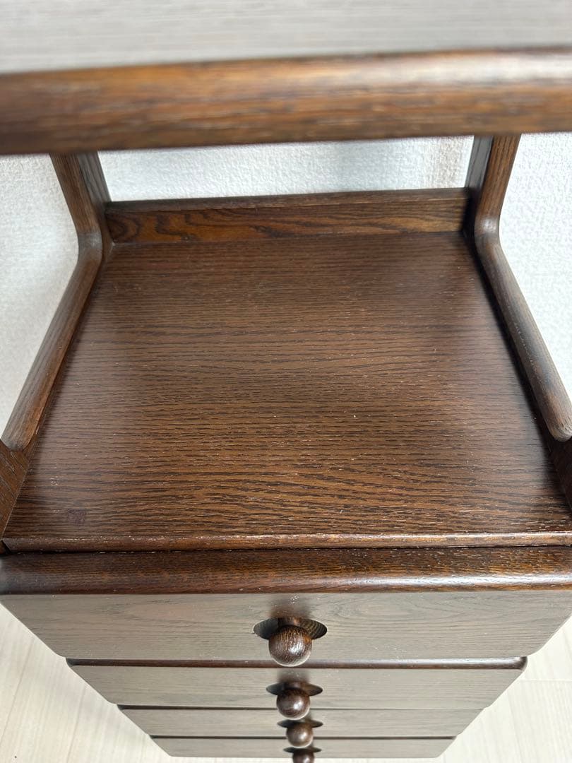 maruni マルニ木工 電話台 花台 キャビネット 4段 カントリー ※i4