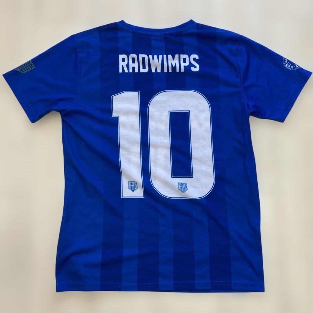 RADWIMPS サッカー ユニフォーム Tシャツ ブルー Mサイズ - メルカリ