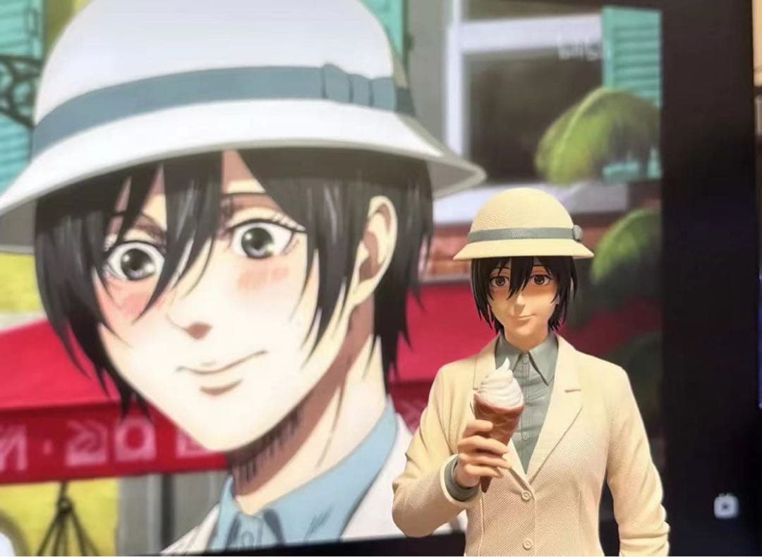 進撃の巨人 ミカサ・アッカーマン ガレージキット ガレキ スタチュー①①