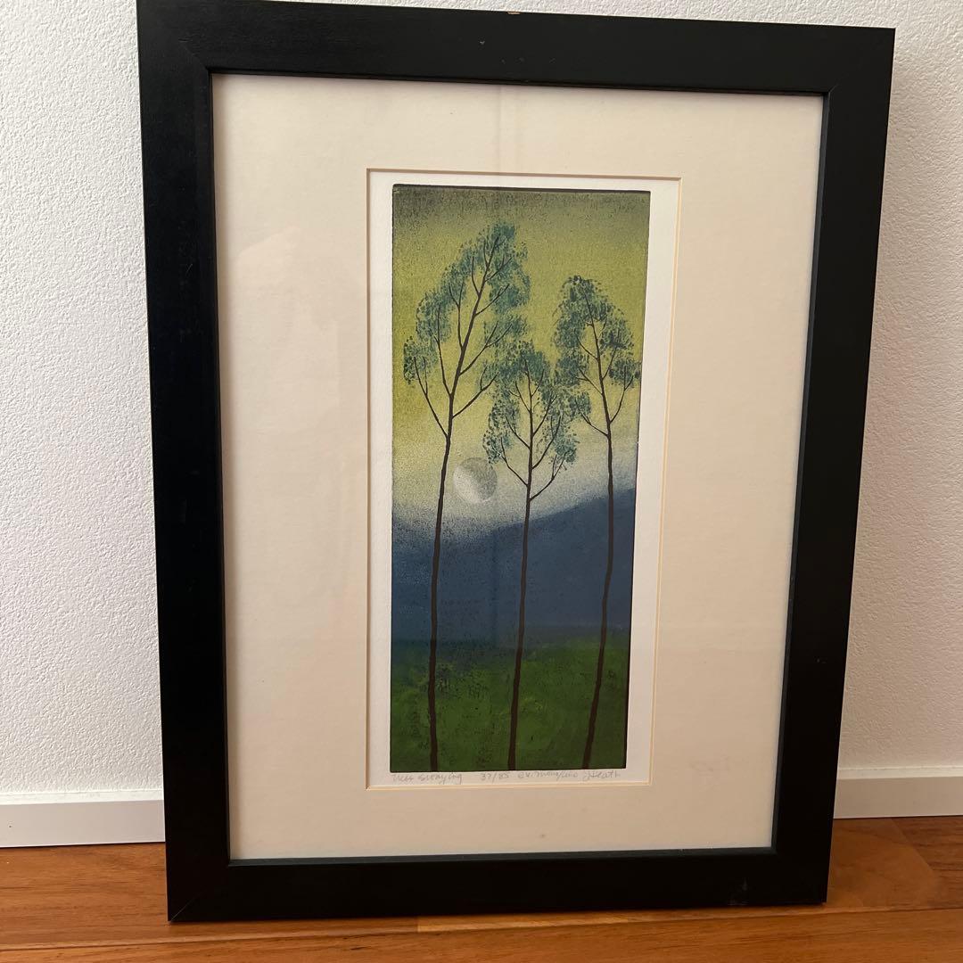 2点セット＊アメリカ東海岸で購入＊JAN HEATHの自然をモチーフにしたアート