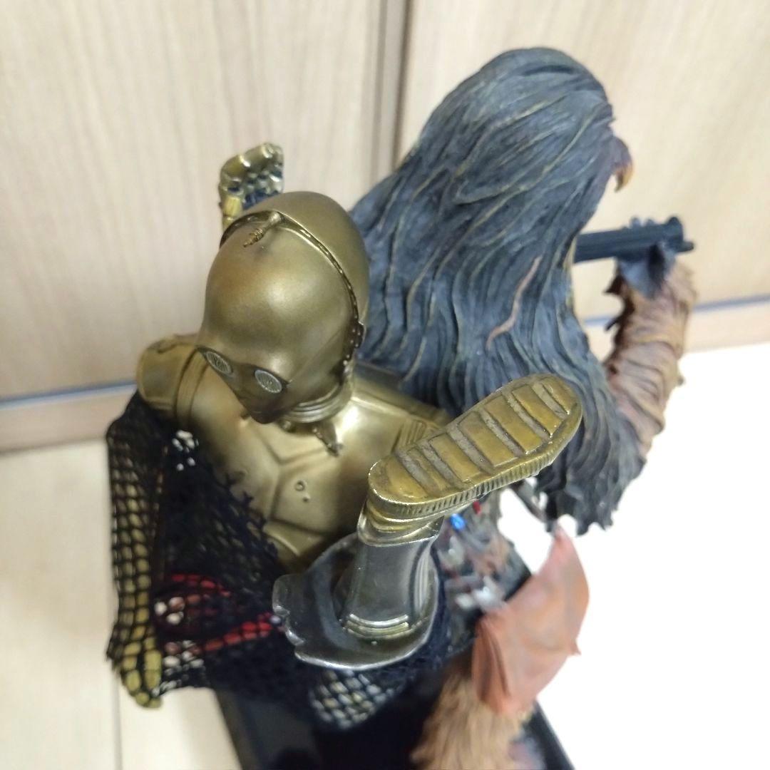 【超貴重】チューバッカ＆C-3POスタチュー シリアルPROMO GG社長サイン