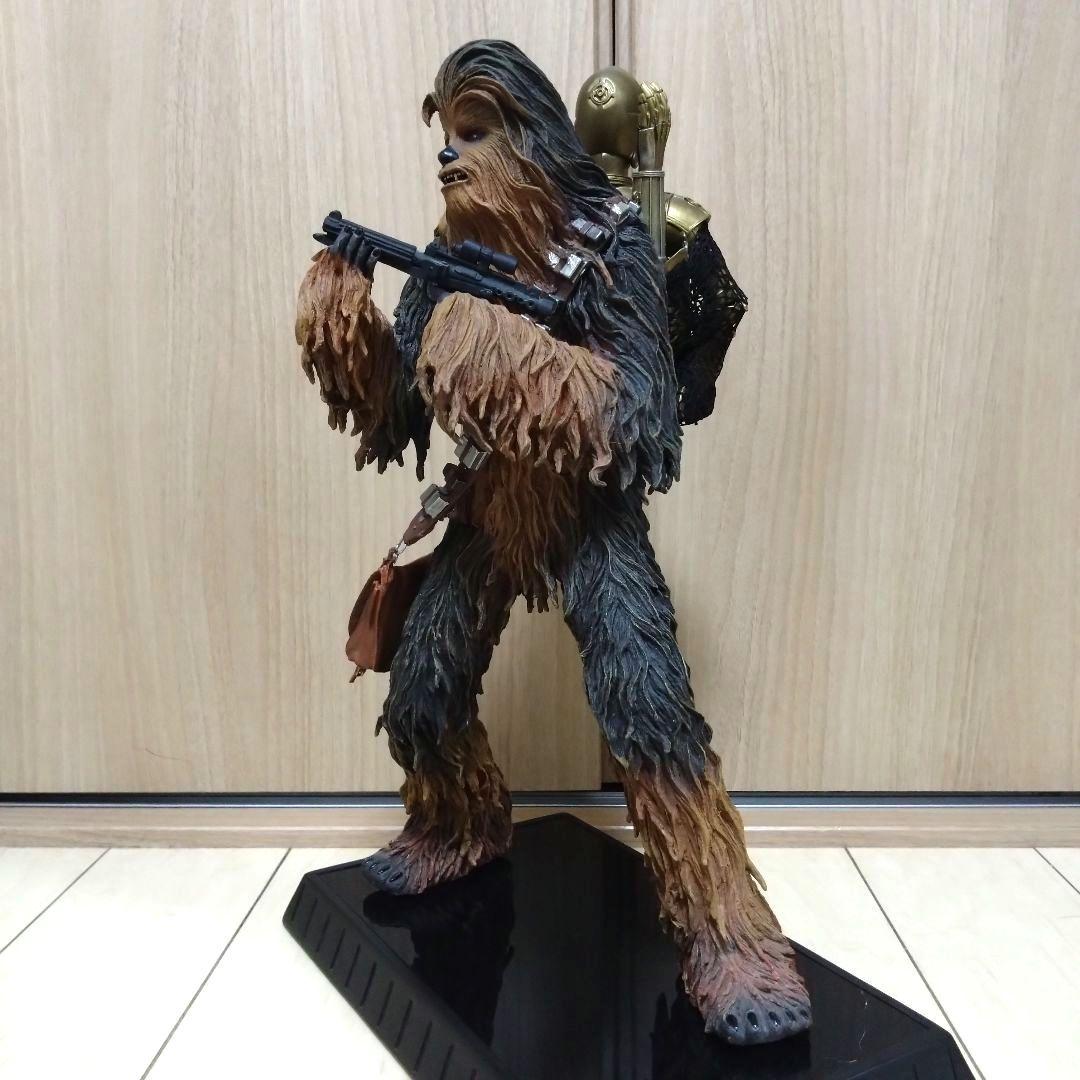 【超貴重】チューバッカ＆C-3POスタチュー シリアルPROMO GG社長サイン