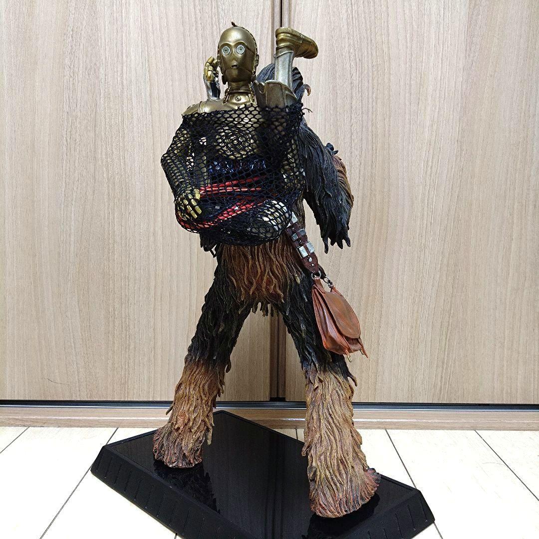 【超貴重】チューバッカ＆C-3POスタチュー シリアルPROMO GG社長サイン