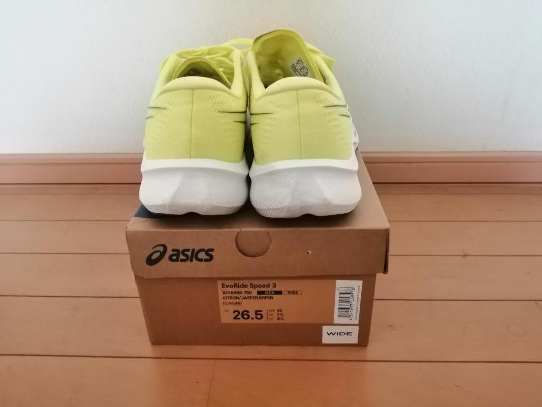 asics　EvoRide Speed 3　26.5cm3E