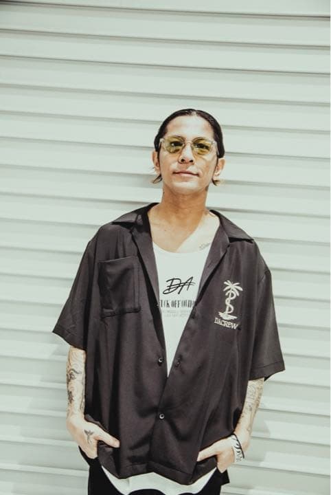 Dragon Ash 開襟半袖シャツ　会員限定　XXLサイズ　Kj 降谷建志着用