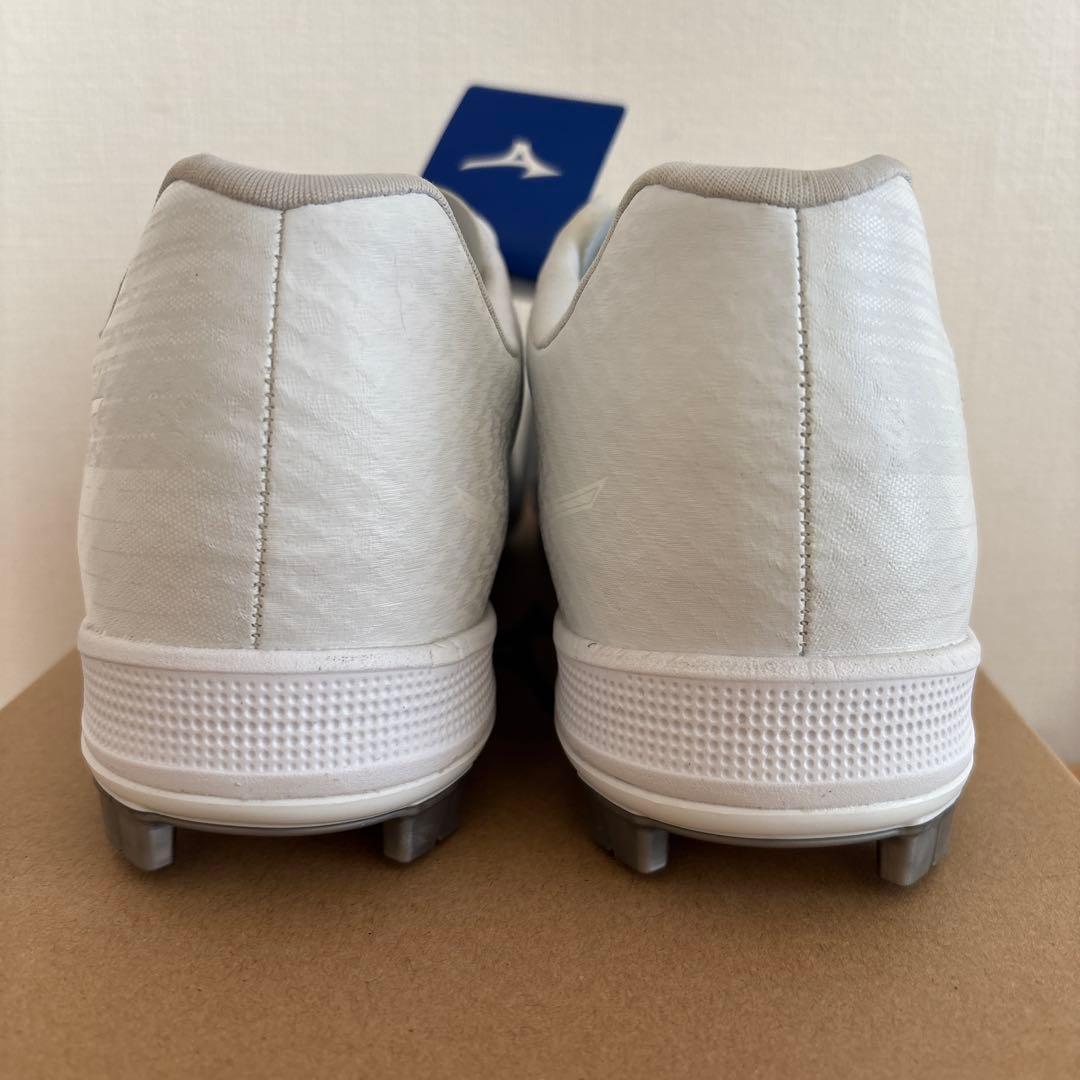 28.5cm　ミズノ　野球　スパイク ポイント　ライトレボゼロ2　ホワイト