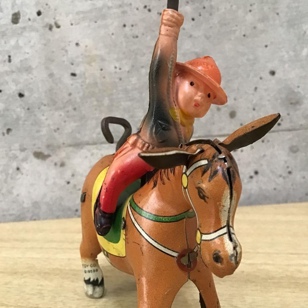 ブリキのおもちゃ 50年代 馬とカウボーイ ALPS 日本製 - メルカリ