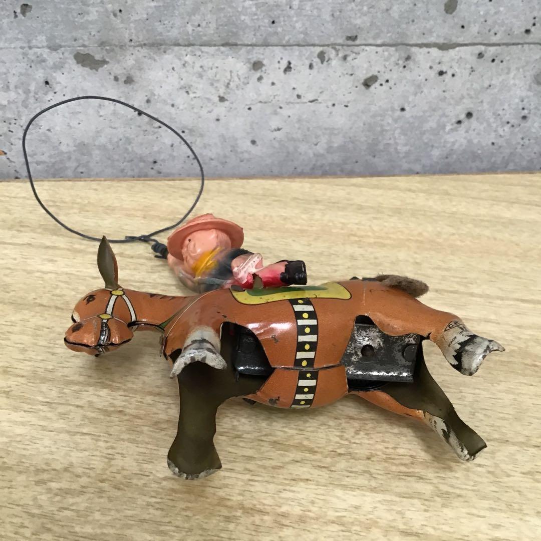 ブリキのおもちゃ 50年代 馬とカウボーイ ALPS 日本製 - メルカリ