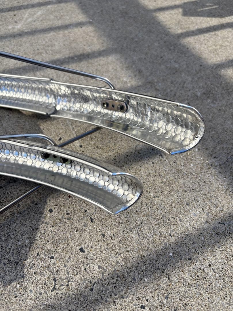 値下げ中)ビアンキ ミニベロ8 Lepre 泥除け 亀甲フェンダー - メルカリ