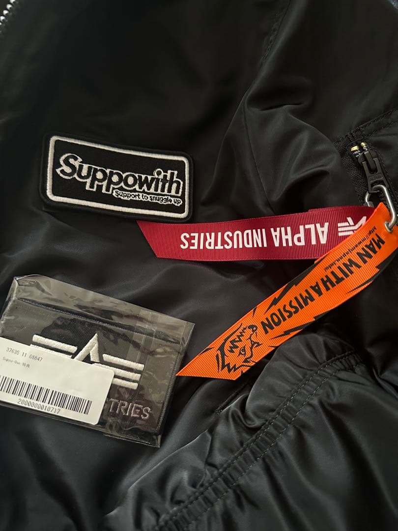 sho　マンウィズ　サポウィズ　MA1ジャケット