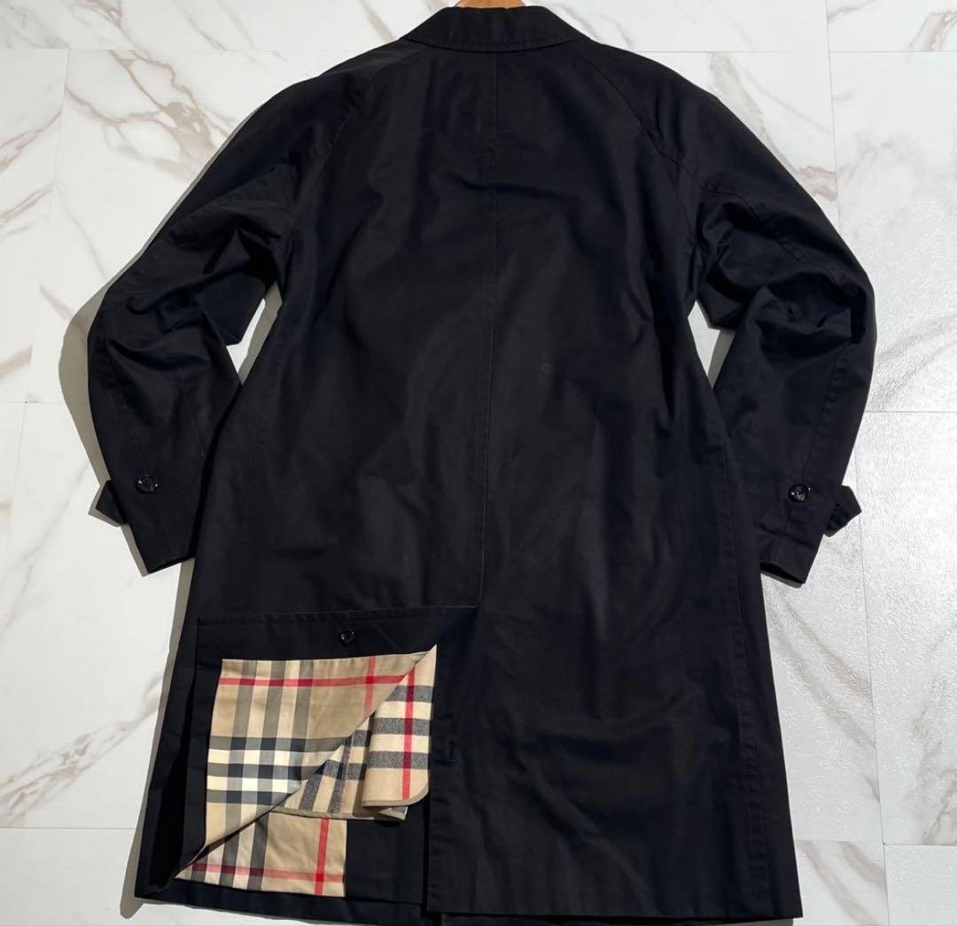 美品/LL/ライナー】バーバリーロンドン ステンカラーコート メガ
